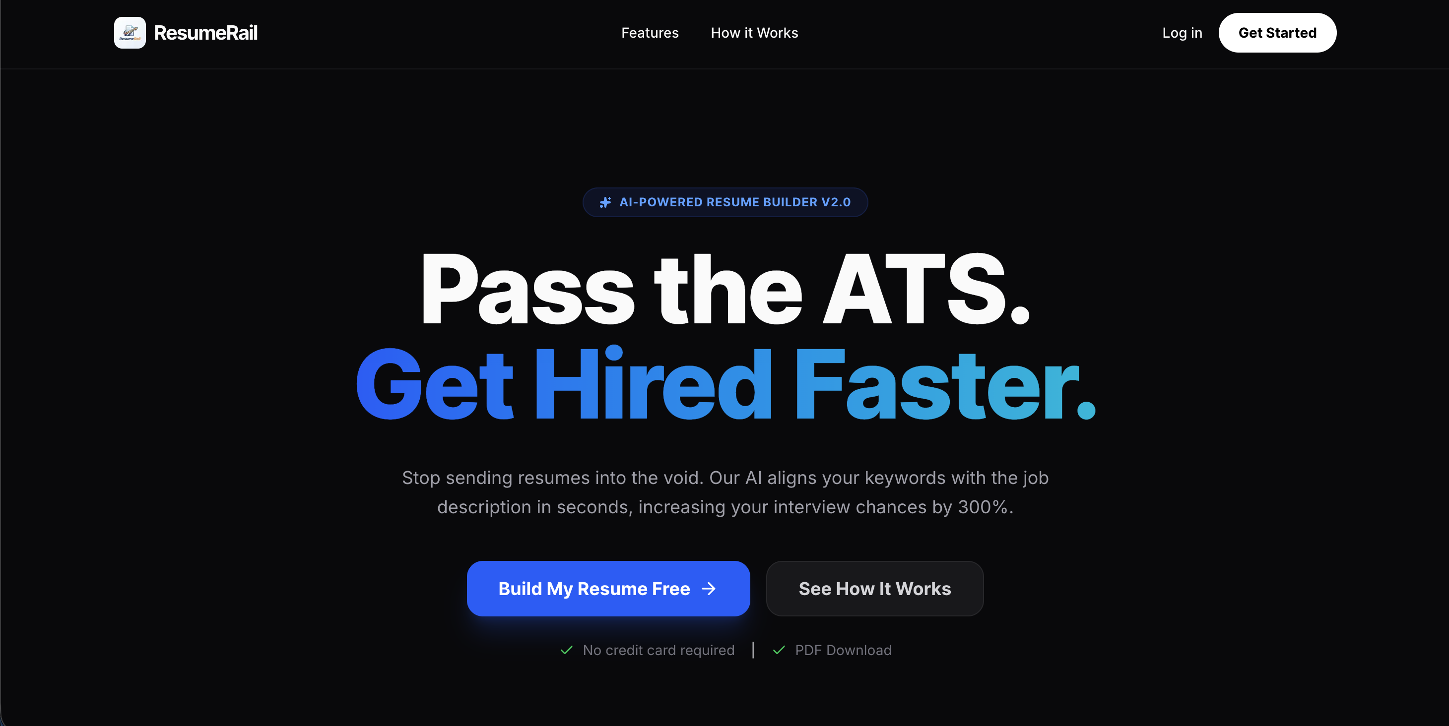 ResumeRail AI Resume Builder